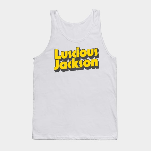 Luscious Jackson // 90s Style Fan Design Tank Top by DankFutura